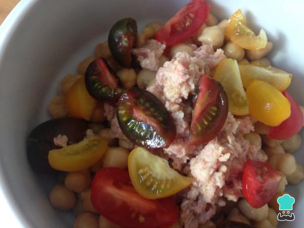 Recette de pois chiches au thon - Étape 5