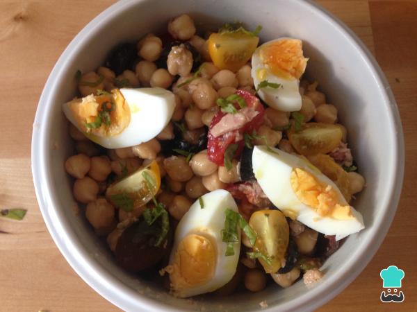 Recette de pois chiches au thon - Étape 8