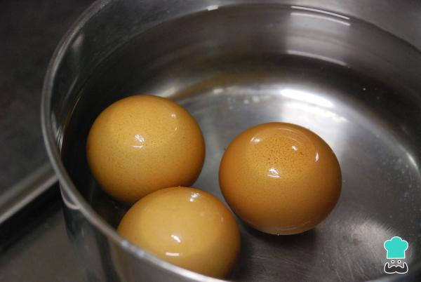 Recette de salade aux œufs durs - Étape 2