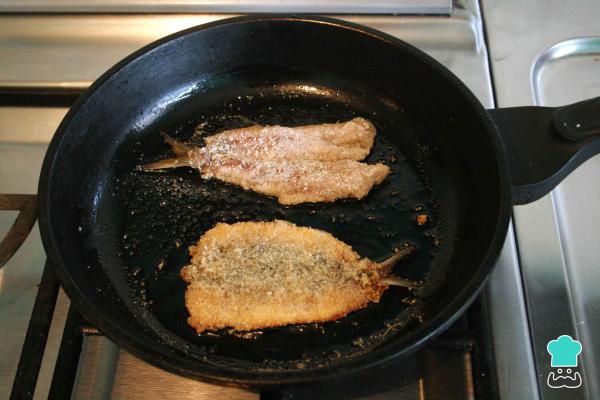 Recette de Sardines panées au citron - Étape 5