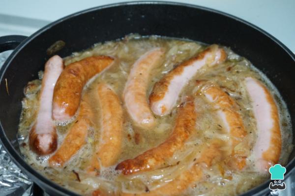 Recette de saucisses à la bière - Étape 7