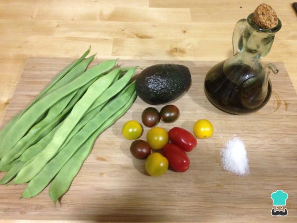 Recette de Salade d'agrumes aux haricots verts et avocat - Étape 1