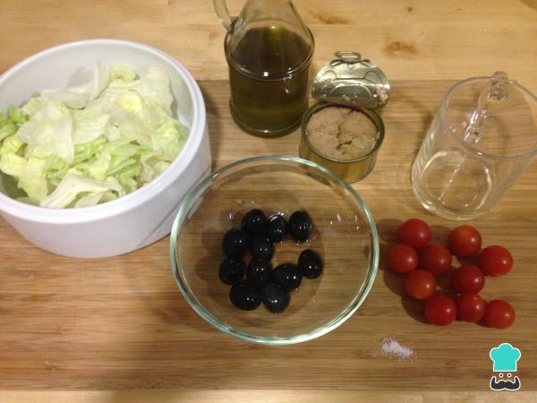 Recette de salade composée au thon - Étape 1