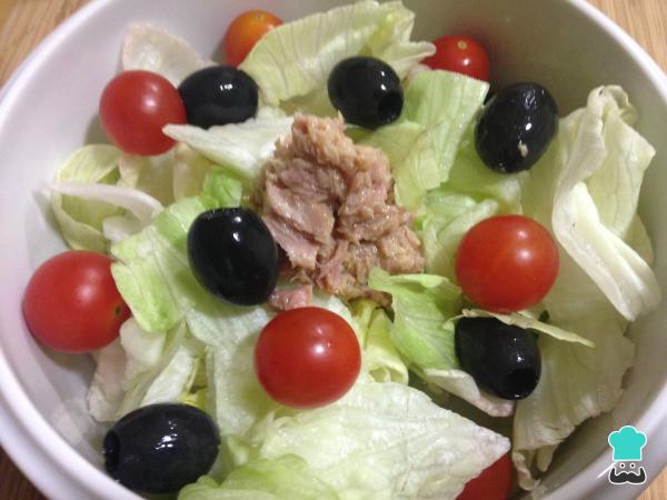 Recette de salade composée au thon - Étape 4