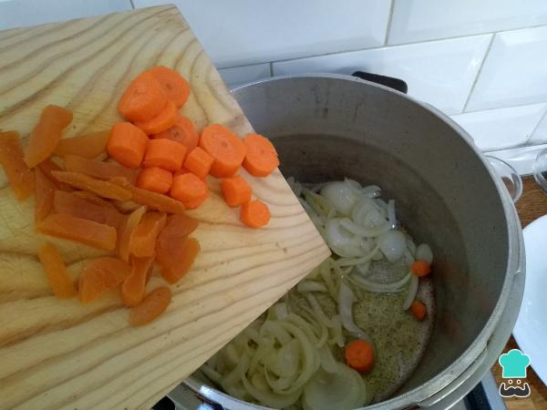 Recette de joues de porc ibérique au vin rouge - Étape 2