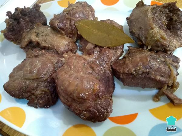 Recette de joues de porc ibérique au vin rouge - Étape 5