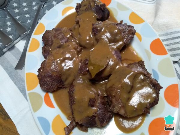 Recette de Joues de porc ibérique au vin rouge - Étape 7