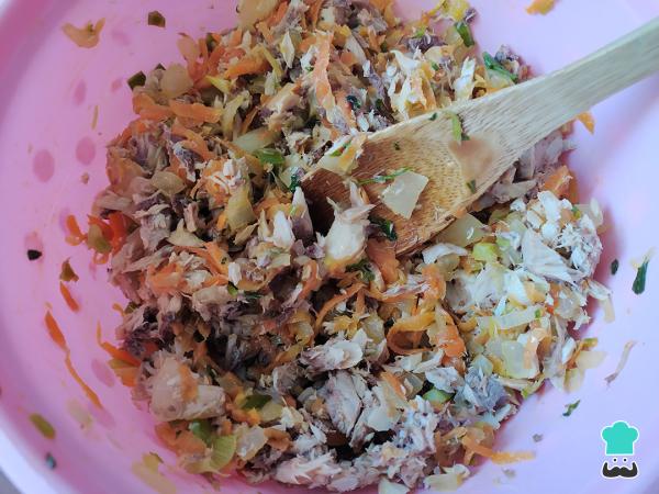 Recette de pouding au chinchard au four - Étape 5