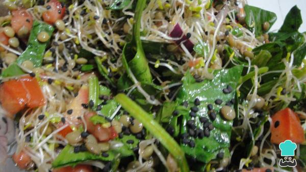 Recette de salade de lentilles pour femmes enceintes - Étape 7