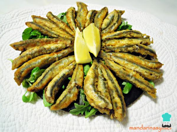 Recette d'anchois frits marinés