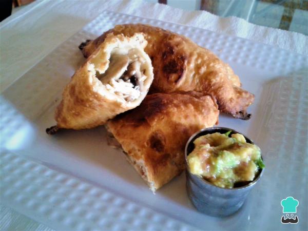 Recette d'empanadas au poulet et aux champignons
