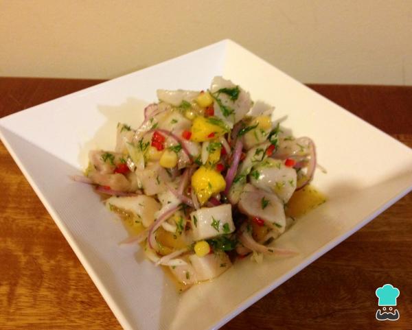 Recette de Ceviche de tilapia à la mangue