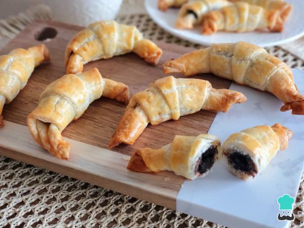 Recette de Croissants à la pâte feuilletée