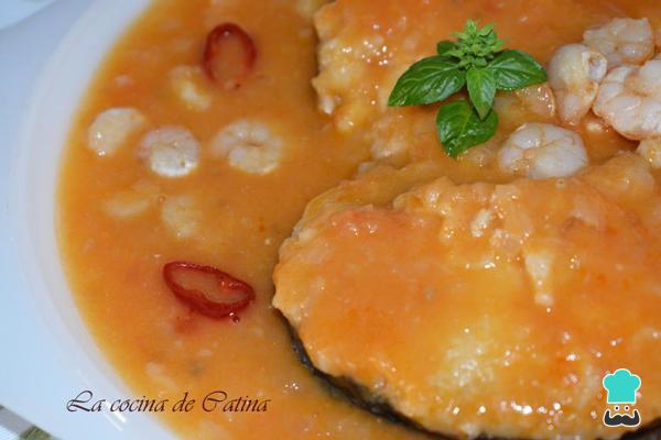 Recette de Merlu à l'eau-de-vie avec pommes de terre