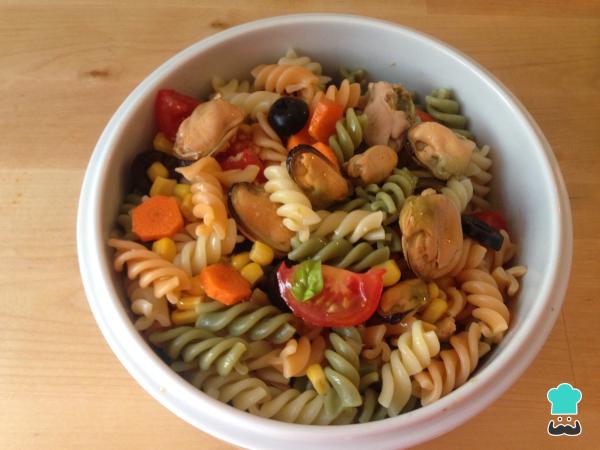 Recette de Salade de pâtes aux moules