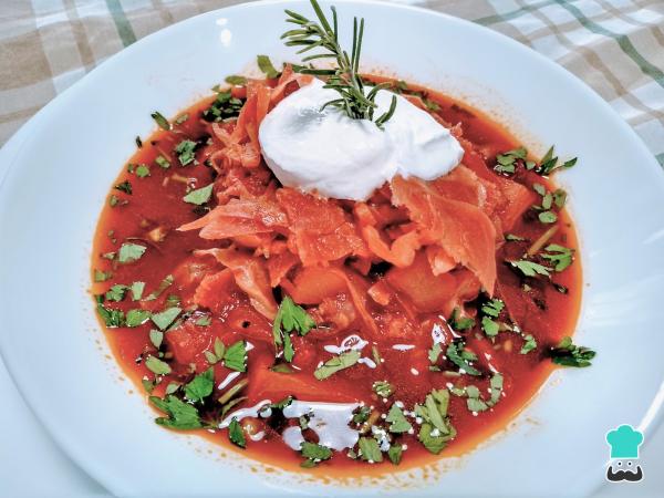 Recette de bortsch russe