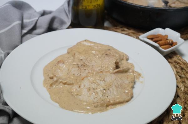 Recette de longe sauce aux amandes