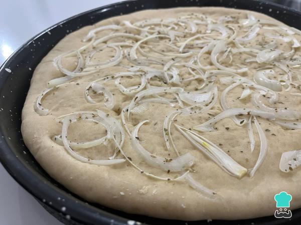 Recette de pizza fugazza