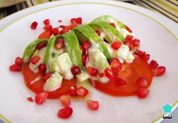 Recette de salade d'avocat et de grenade
