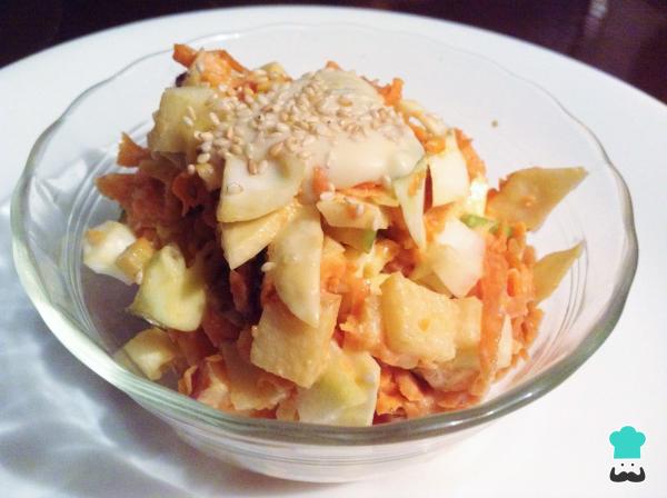 Recette de salade de carottes de Noël