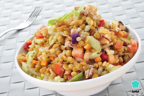 Recette de salade de lentilles et thon