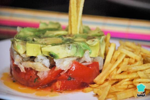 Recette de salade de morue et d'avocat