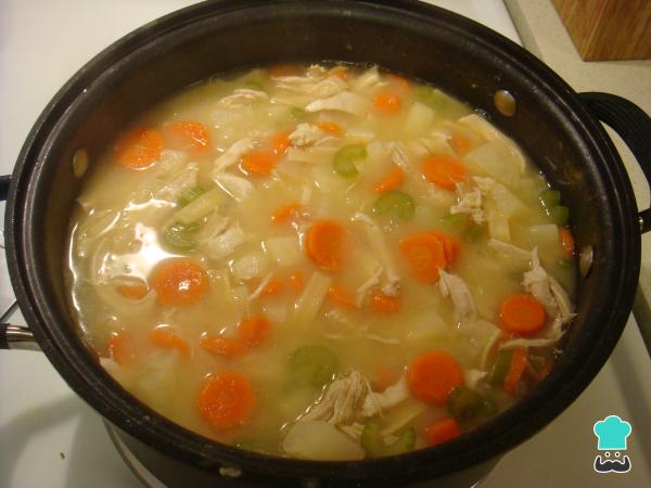 Recette de soupe au poulet