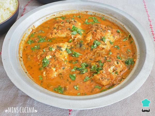 Recette du Tajine de Cabillaud à la Tomate
