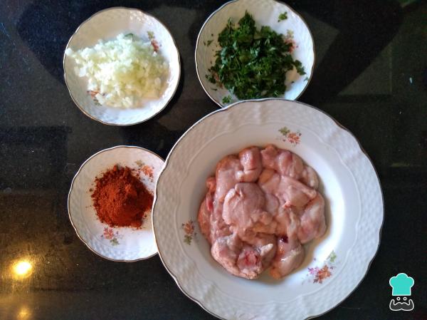 Recette de Ris d'Agneau à l'Ail - Étape 1
