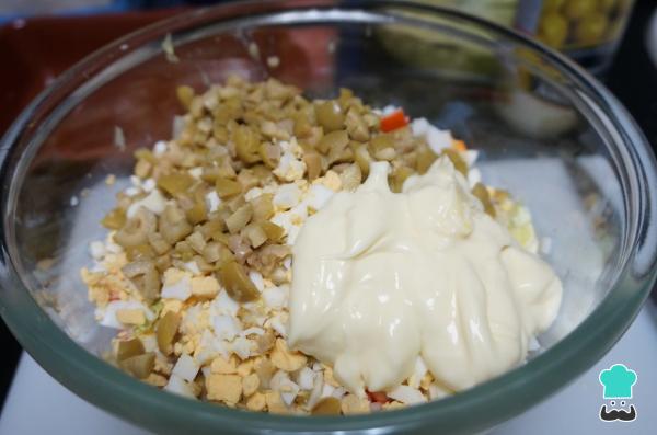 Recette de Cake au Saumon Fumé avec Pain de Tranche - Étape 4