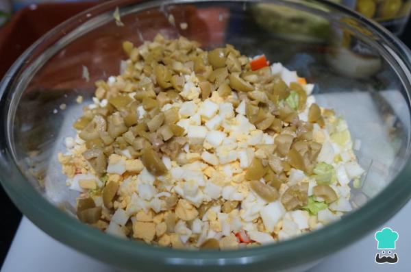 Recette de Cake au Saumon Fumé avec Pain de Tranche - Étape 3