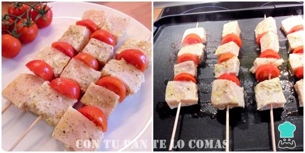 Recette de brochettes d'espadon - Étape 4
