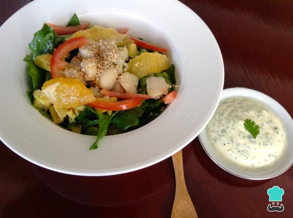 Recette de salade de pétoncles et d'avocat - Étape 14