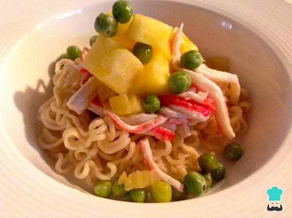 Recette de Salade de Pâtes au Surimi et Ananas - Étape 7