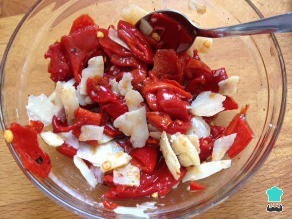 Salade de poivrons au fromage Recette - Étape 3