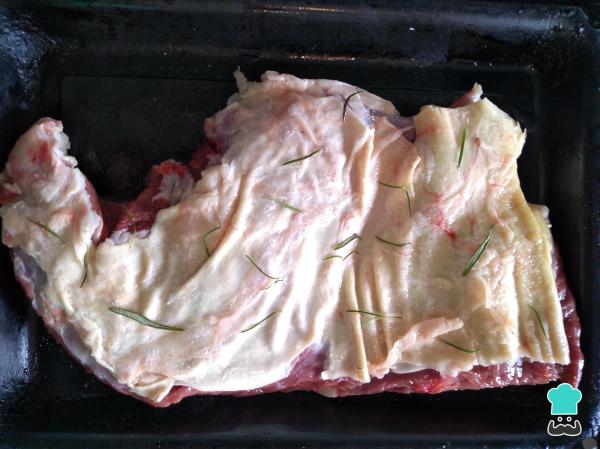 Recette sous vide au four - Étape 1