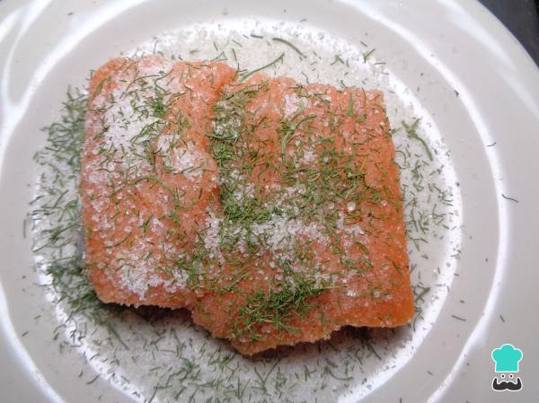 Recette de Saumon Mariné au Citron et à l'Aneth - Étape 3