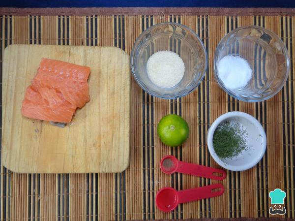 Recette de Saumon Mariné au Citron et à l'Aneth - Étape 1