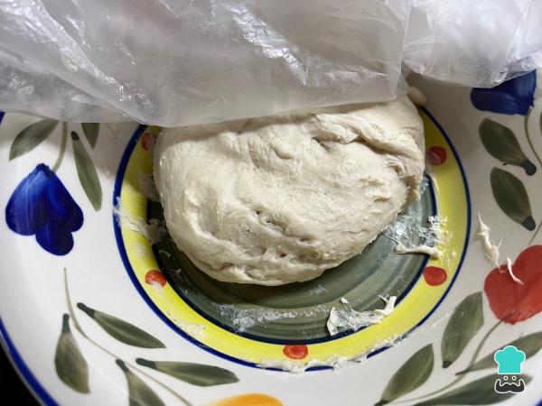 Recette de pizza fugazzeta - Étape 2