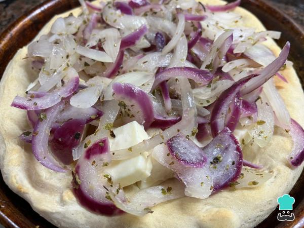 Recette de pizza fugazzeta - Étape 6