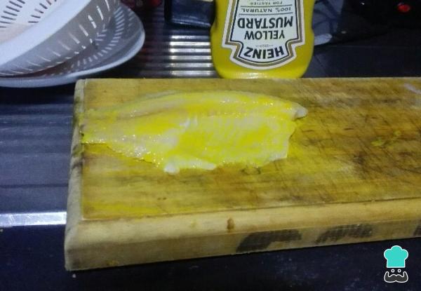 Recette de filet de poisson à la moutarde - Étape 1