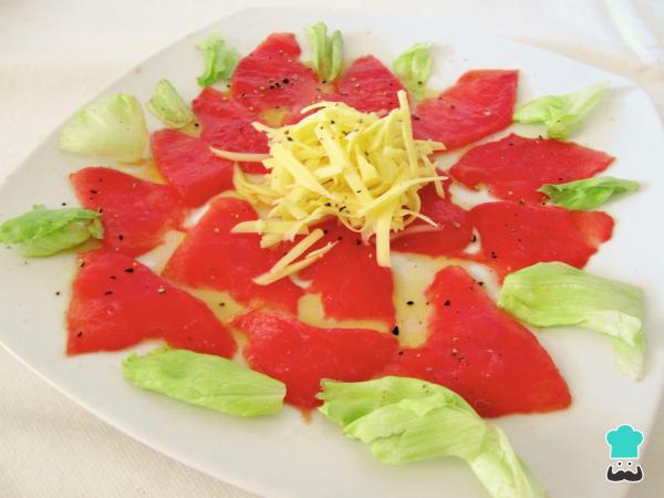 Recette de carpaccio de pastèque au four - Étape 7