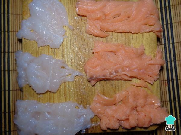 Recette de Carpaccio de Saumon et Cabillaud à la Tomate - Étape 2