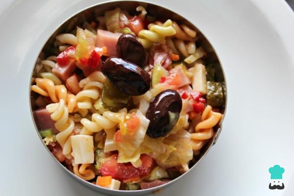 Recette de salade d'été avec des pâtes - Étape 6