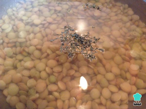 Recette de Salade de lentilles à l'avocat - Étape 1