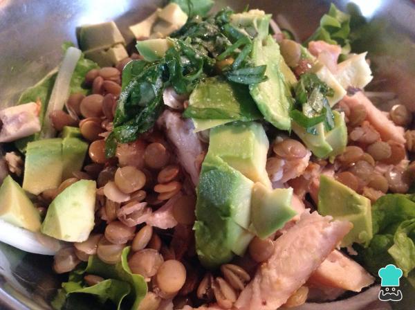 Recette de Salade de lentilles à l'avocat - Étape 10