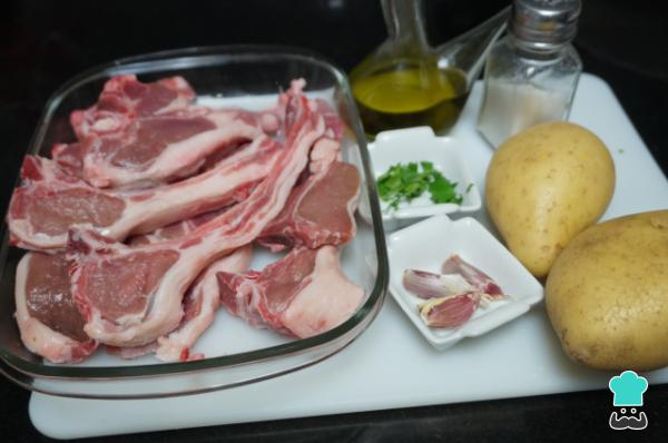 Recette de côtelettes d'agneau au four - Étape 1