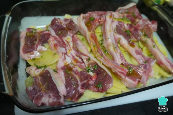 Recette de côtelettes d'agneau au four - Étape 4