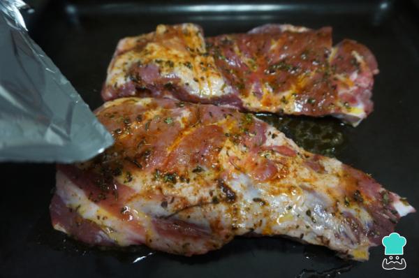 Recette de côtes de porc marinées - Étape 2