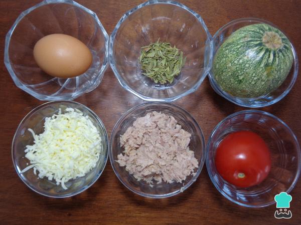 Recette de gâteau au thon au four - Étape 1